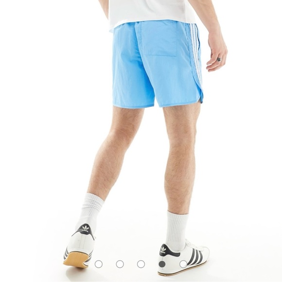 Adidas Men's Light Blue Athletic Shorts NEW - Picture 4 of 5